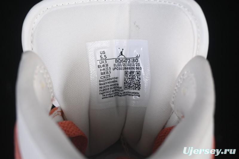 Nike Air Jordan 1 Mid AJ1 Orange Sunshine - DQ8426-180