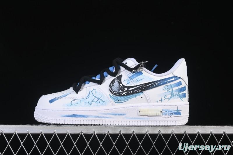 Nike Air Force 1'07 Low Pisces Hand-Painted Doodle Zodiac Series - 219-320
