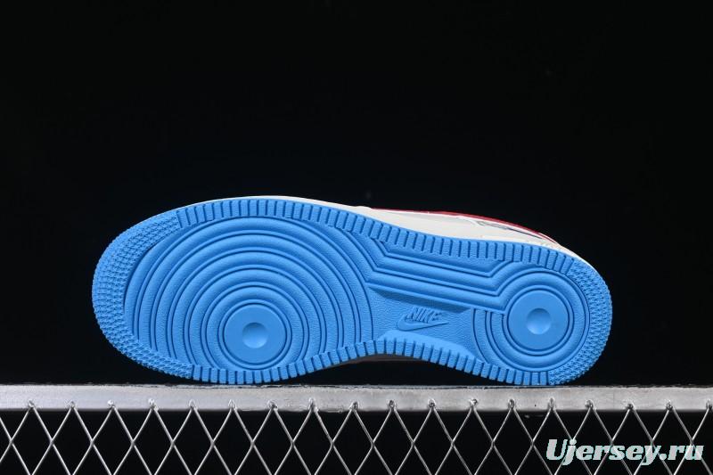 Nike Air Force 1'07 Low Gucci Collaboration White Red Blue Low-Top Casual Sneakers - SC0601-572