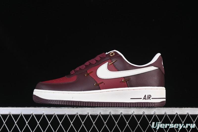 Nike Air Force 1'07 Low Casual Sneakers with Full-Length Air Cushion - IR0485-611