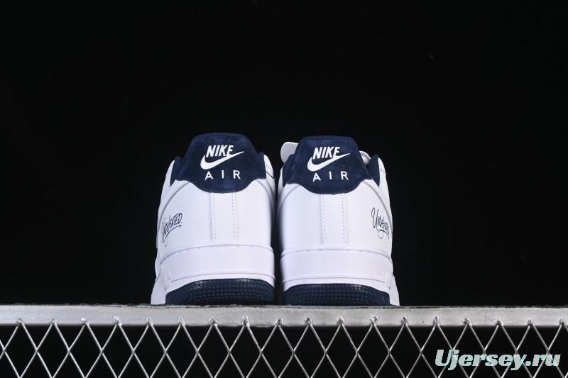 Nike Air Force 1'07 Low White Blue Casual Sneakers - ZH0316-119
