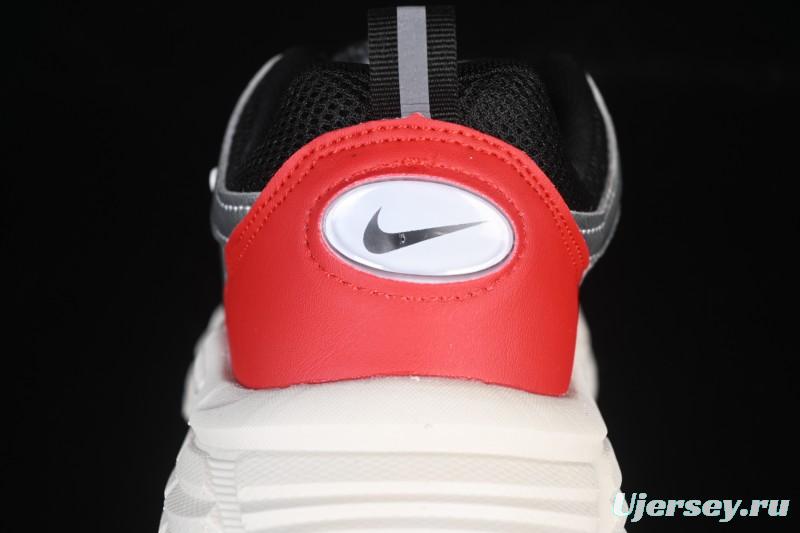 Nike P-6000 Retro Casual Sports Kids Shoes - Silver Red Black Swoosh