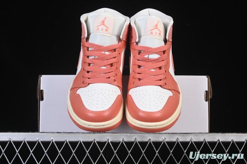 Nike Air Jordan 1 Mid AJ1 Orange Sunshine - DQ8426-180