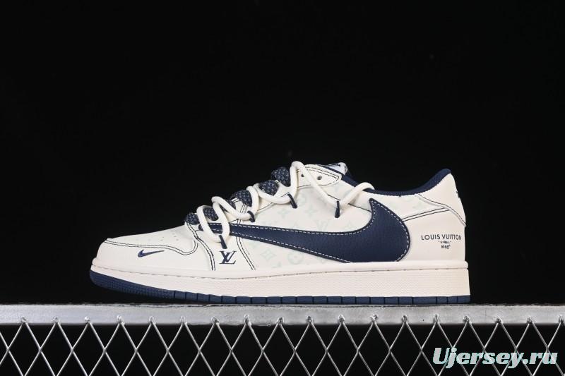Nike Travis Scott x Fragment Design x Air Jordan 1 Low OG SP AJ1 Low Top Casual Sneakers - HT5088-603