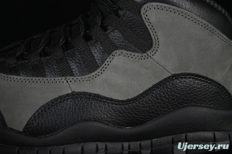 Nike Air Jordan 10 Retro Shadow Grey Basketball Shoes - HJ6779-001