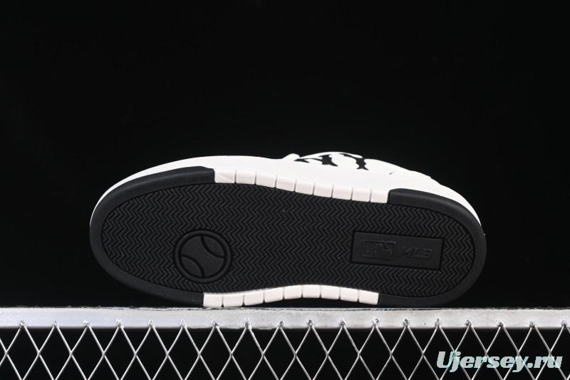 New York Yankees Bigball Chunky Embo Monogram Height Increasing Thick Sole Casual Sneakers - 3ASXE035N50CRL