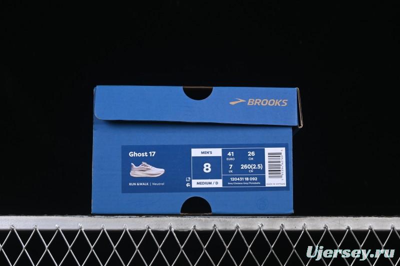 Brooks Ghost 17 Cushioned Marathon Racing Running Shoes - 1204311B092