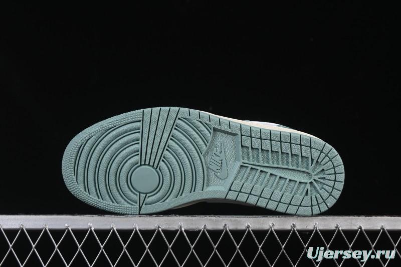 Nike Air Jordan 1 Low AJ1 Fresh Mint Green Low-Top Casual Skate Shoes DC0774-138