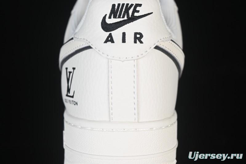 Nike Air Force 1 '07 Low LV Collaboration Off-White Small Swoosh Casual Sneakers - CS5288-035