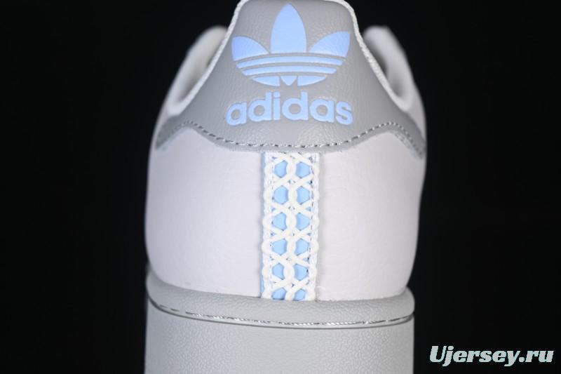 Adidas Superstar II J Casual Sneakers with Shell Toe Design - JQ8729