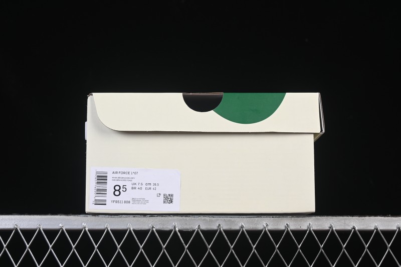 Nike Air Force 1'07 Low Gucci Collaboration White Gray Black Casual Sneakers - YF9511-808