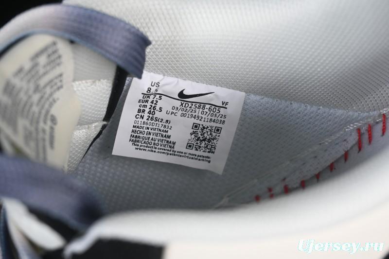 Nike Air Force 1 '07 Low Gucci Collaboration Off-White Black Canvas Hook Low-Top Casual Sneakers - XD2588-605