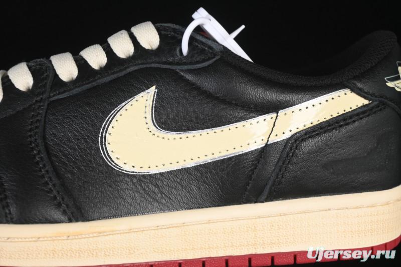 Nike Nigel Sylvester x Air Jordan 1 Low Casual Lifestyle Sneakers - IB8958-001