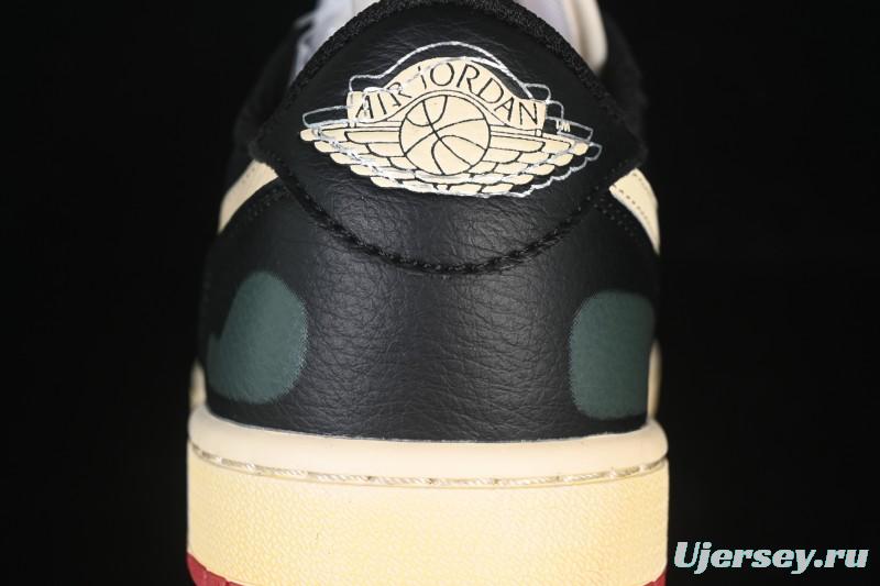 Nike Nigel Sylvester x Air Jordan 1 Low Lifestyle Casual Sneakers - IB8958-001