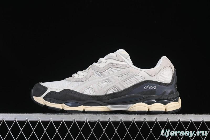 Asics Gel-NYC Retro Running Shoes with Breathable Mesh and Suede Upper - 1203A383-111