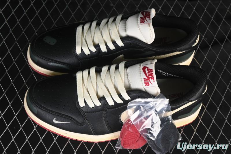 Nike Nigel Sylvester x Air Jordan 1 Low Lifestyle Casual Sneakers - IB8958-001