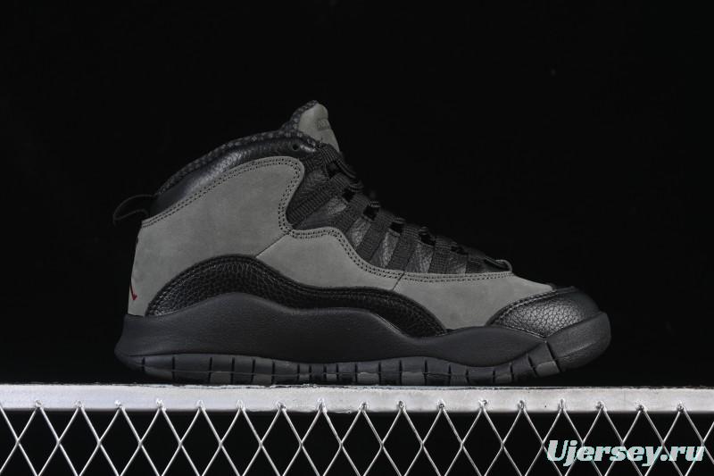 Nike Air Jordan 10 Retro Shadow Grey Basketball Shoes - HJ6779-001