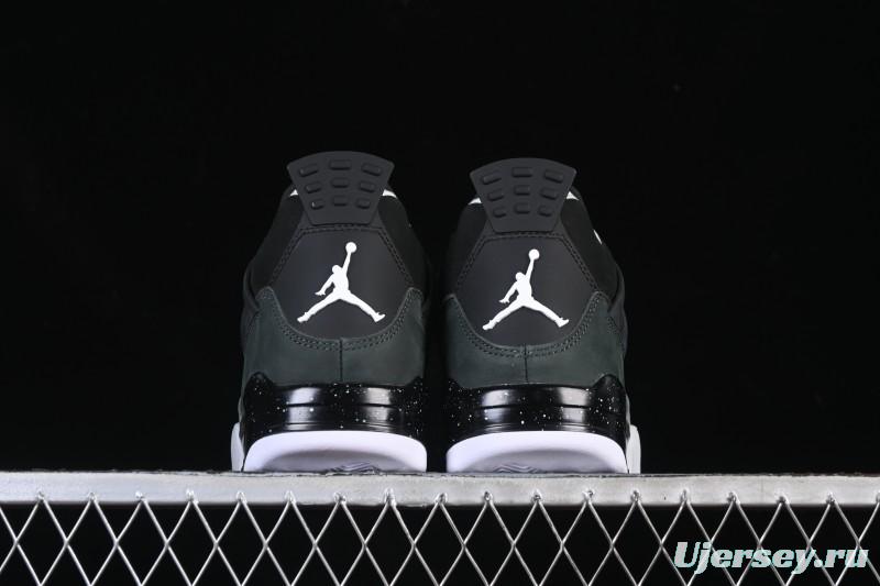 Nike Air Jordan 4 Retro Basketball Shoes with Fear Pack Design - FQ8138-002