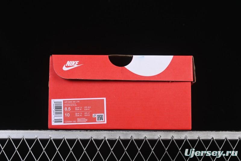 Nike Air Max 90 Retro Running Shoes with Air Cushion - CZ5594-100