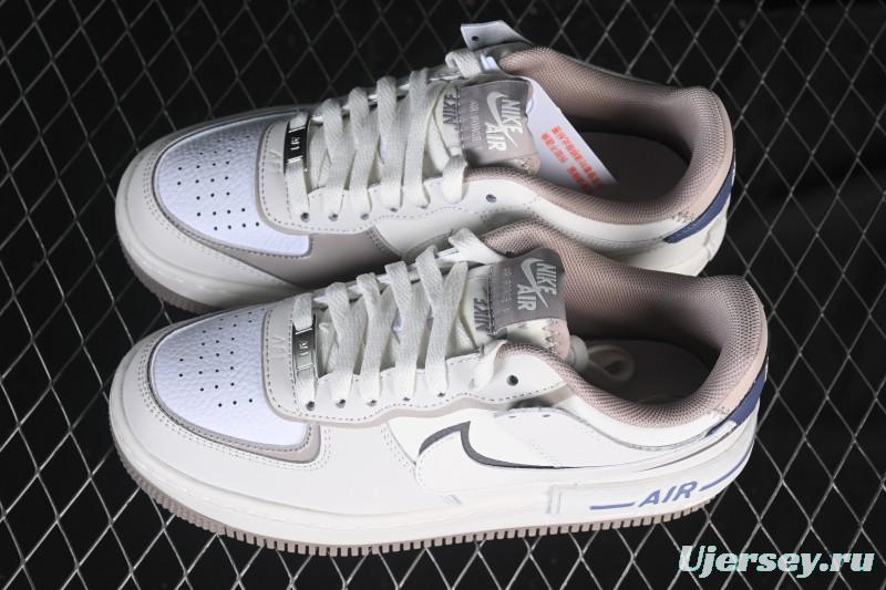 Nike Air Force 1 Shadow Lightweight Platform Low-Top Casual Sneakers - IO7594-101