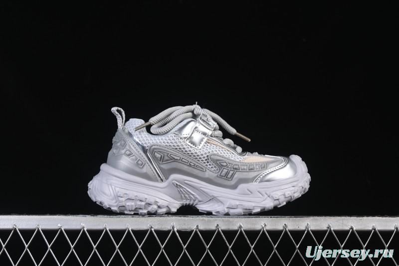 Balenciaga Silver Anti-Slip Casual Kids Shoes - J.C3