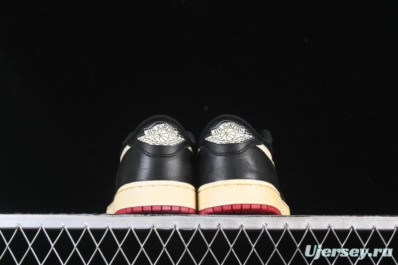 Nike Nigel Sylvester x Air Jordan 1 Low Lifestyle Casual Skate Shoes - IB8958-001