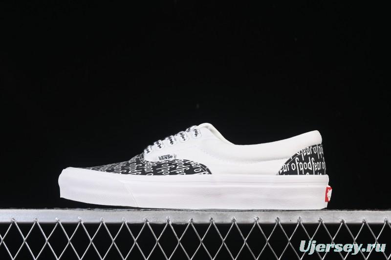 Vans Era 44 Low-Top Casual Skate Shoes with All-Over Logo Print - VN0A3MQ5PZP1