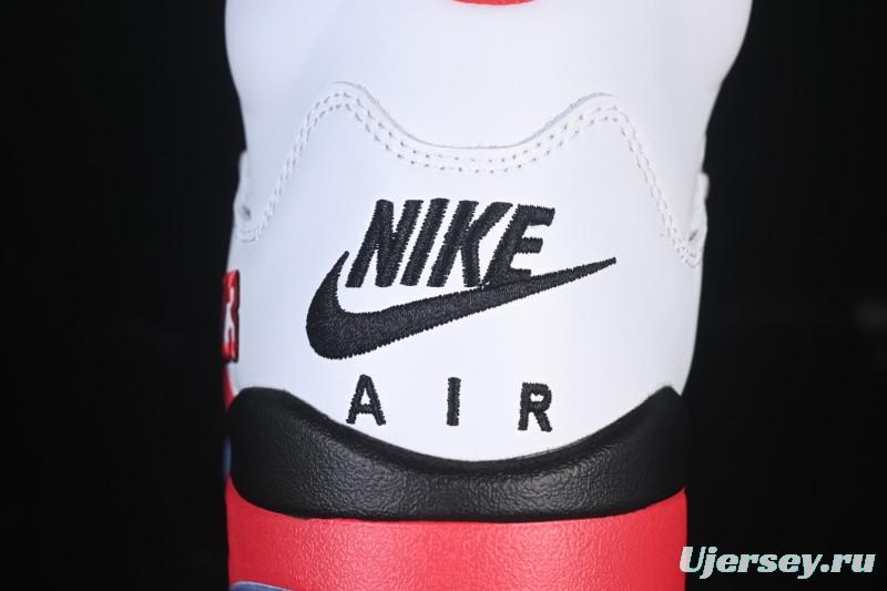 Nike Air Jordan 5 Retro Fire Red Black Tongue Basketball Shoes - HQ7978-101