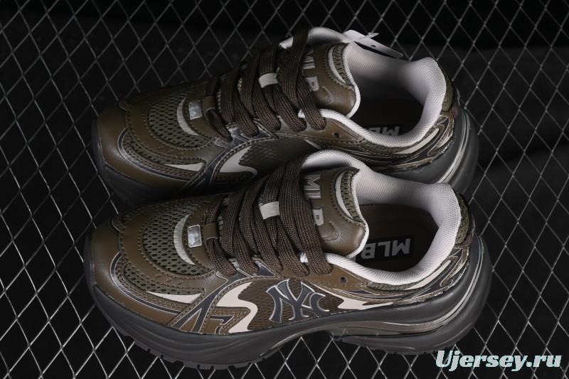 New York Yankees Chunky Curve Runner Enamel Thick Sole Casual Running Shoes - 3ARNSPE5N50BRS