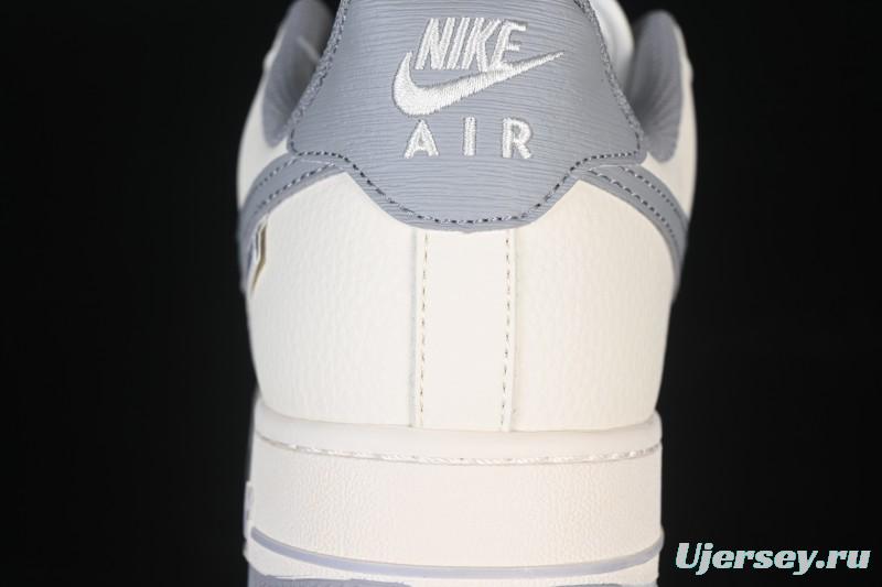 Nike Air Force 1'07 Low Classic Gray Casual Sneakers - SM6668-106
