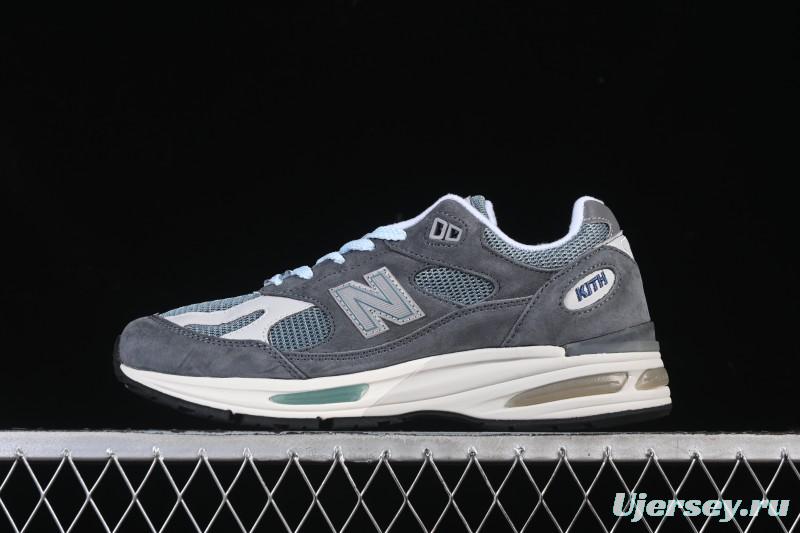 New Balance Kith x New Balance Made In USA M991 Classic Versatile Dad Shoes Casual Athletic Running Shoes - U991KH2