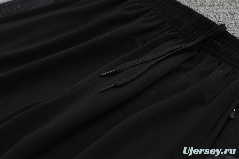 25/26 AC Milan Red Camouflage Half Zipper Jacket+Long Pants