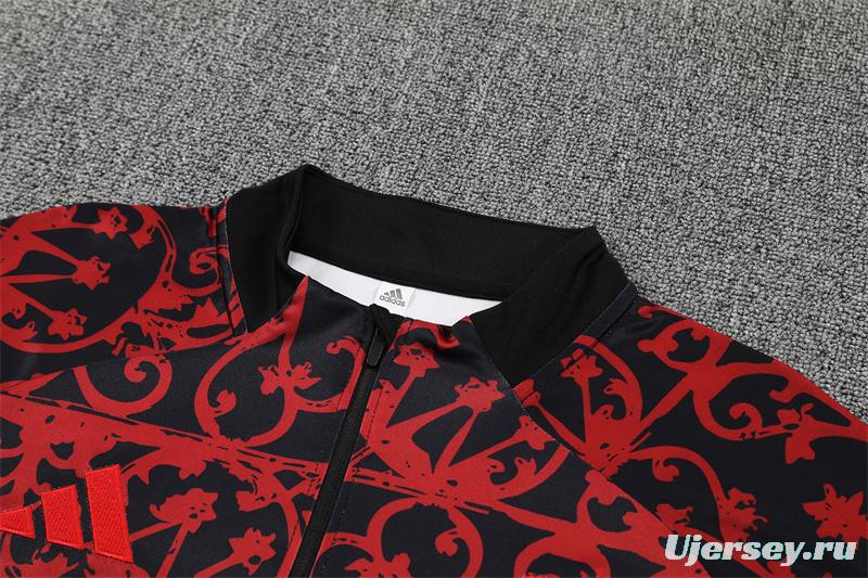 25/26 Liverpool Red Camouflage Half Zipper Jacket+Long Pants