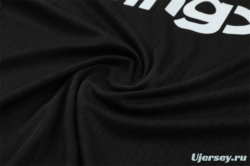 Player Version 25/26 Chelsea Black T90 Half Zipper Jacket+Long Pants