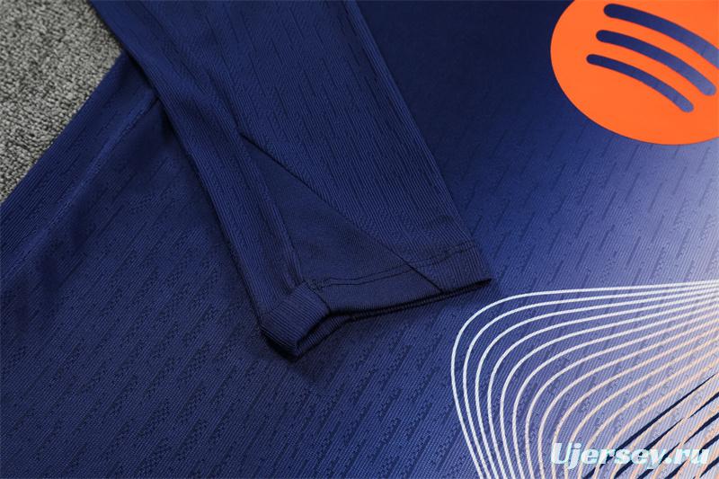 25/26 Barcelona Blue Orange Camouflage T90 Short Sleeve Jersey+Shorts