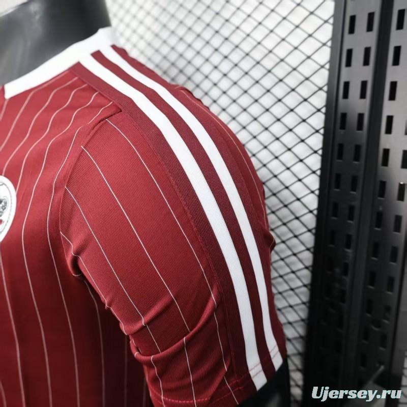 Player Version 25/26 Ajax Wine Adidas Original Casual Jersey