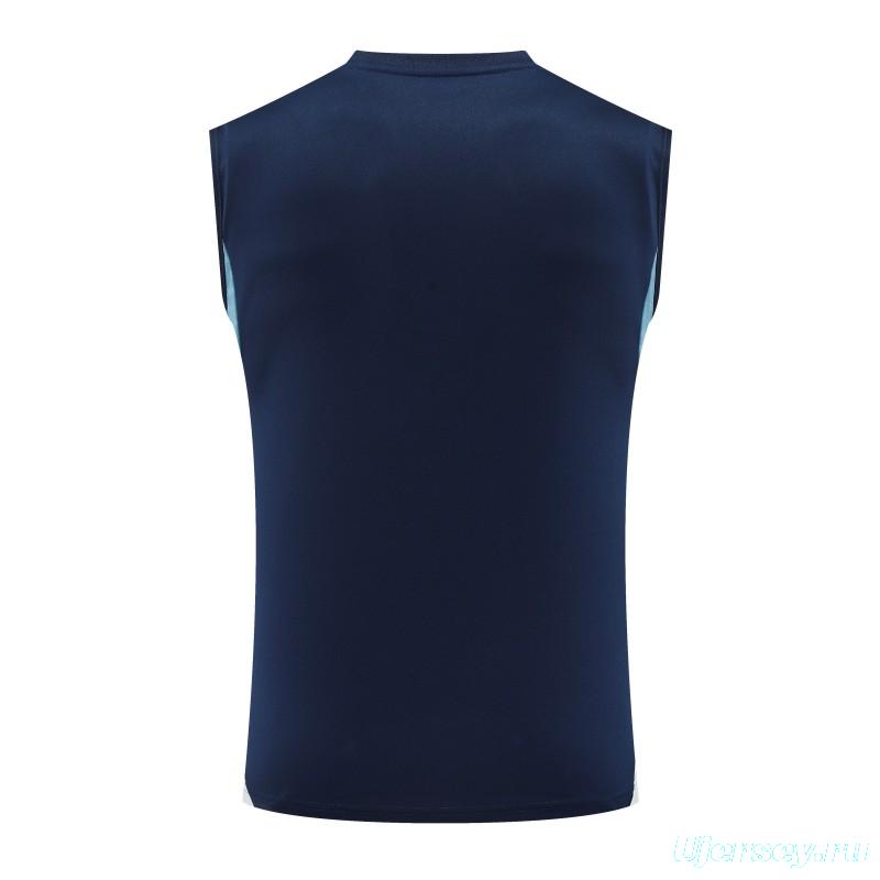 25/26 Real Madrid Navy Vest Jersey+Shorts