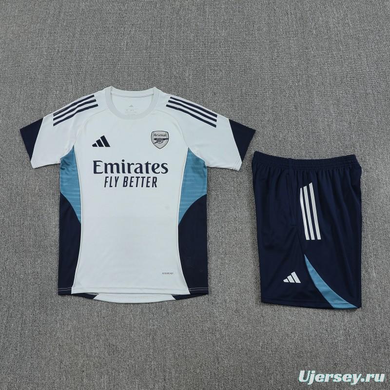 25/26 Real Madrid White Short Sleeve Jersey+Shorts