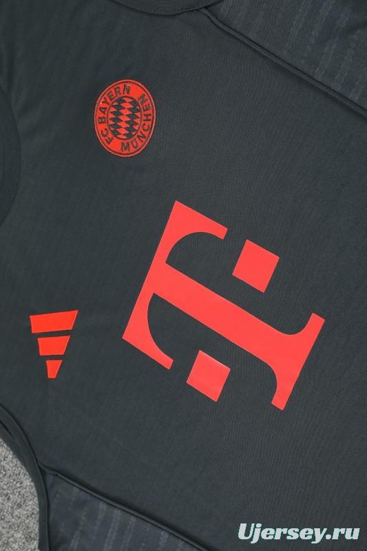 25/26 Bayern Munich Black Short Sleeve Jersey+Shorts