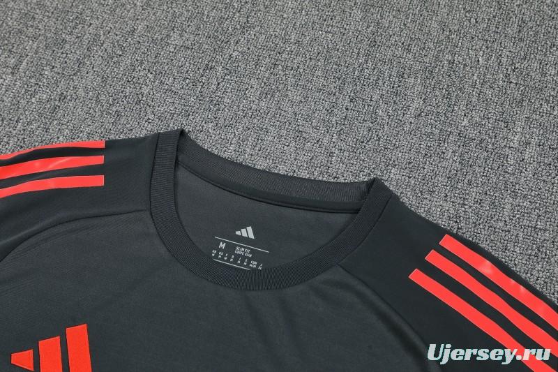 25/26 Bayern Munich Black Short Sleeve Jersey+Shorts