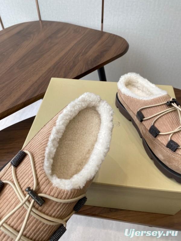 Brunello Cucinelli Open Walk Ankle Boot Winter Snow Boots - AS00300