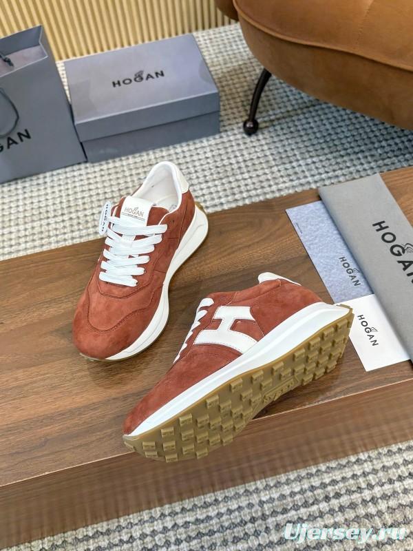 Hogan H-STRIPES Series Couple Thick Sole Dad Shoes Sneakers - AS00350