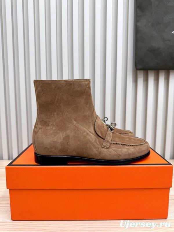 Hermes Kelly Buckle Ankle Boots - LY00390