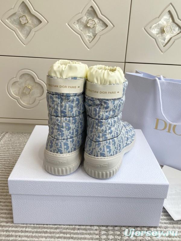 Dior Frost Ankle Boots Wool Platform Snow Boots - KFY00300