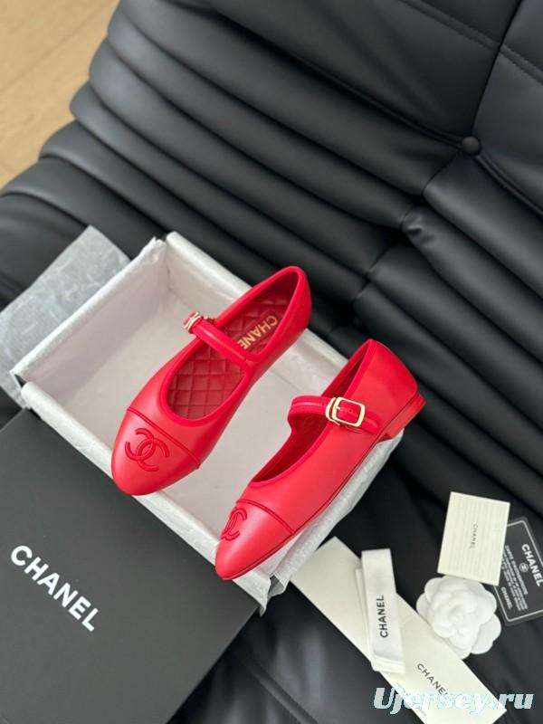 Chanel SS 2025 Runway Mary Jane Flats - LY00