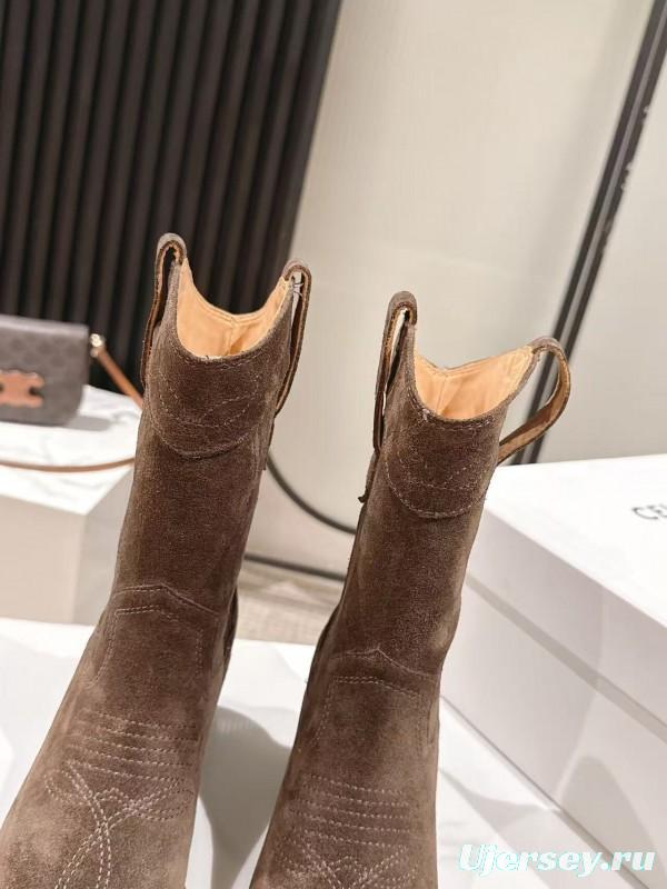 CELINE 2025 SS Fashion Boots with Arch of Triumph Logo - LY00440