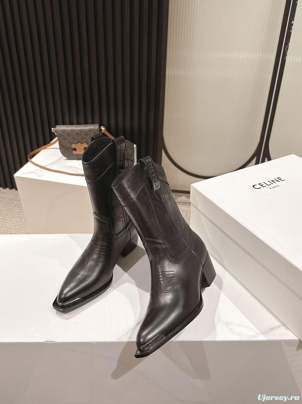 CELINE Fashion Boots 2025 SS Collection with Arch of Triumph Logo - LY00440