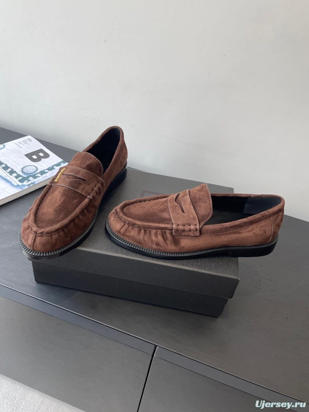 Saint Laurent Classic Loafer Half-Drag Slippers - KFY00350