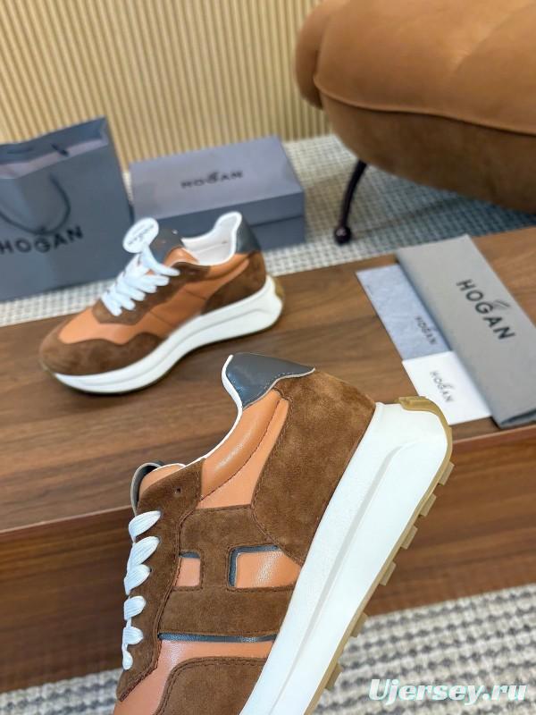 Hogan H-STRIPES Series Couple Thick Sole Dad Shoes Airship Shoes Casual Sports Shoes - AS00350