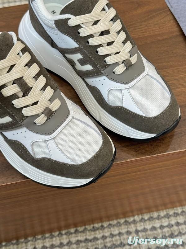 Hogan H-STRIPES Series Couple Thick Sole Dad Shoes Leisure Sneakers - LY00370/LY00380